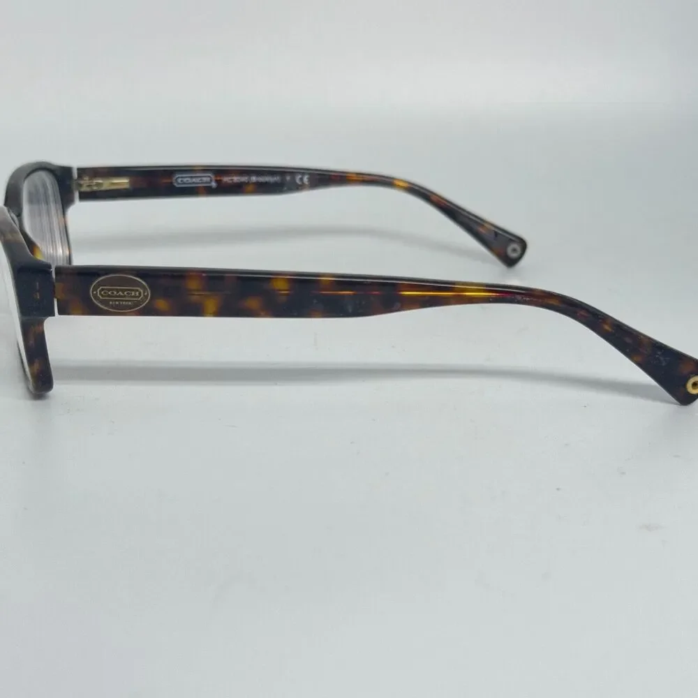 Coach Brooklyn HC 6040 5001 Dark Tortoise Brown Eyeglasses Frames 52-16‎ H16005